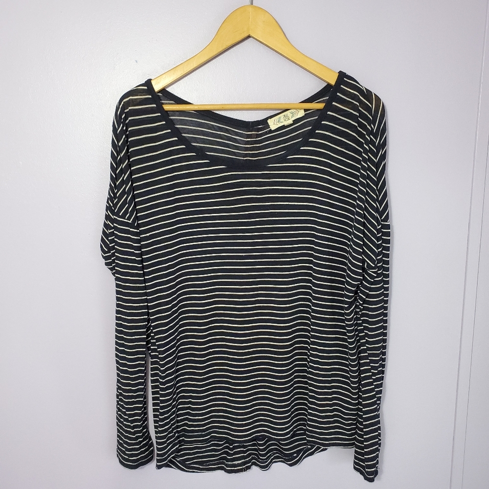 Long Sleeve Striped Shirt